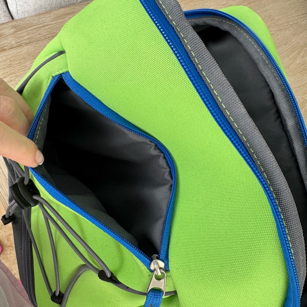 6 PACK FITNESS EXPEDITION BACKPACK Bag MEAL MANAGEMENT SIX PACK Neon Green - Picture 7 of 7